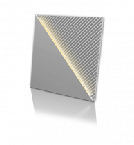 3d панель Artpole FIELDS LED platinum (тёплый свет, мат)